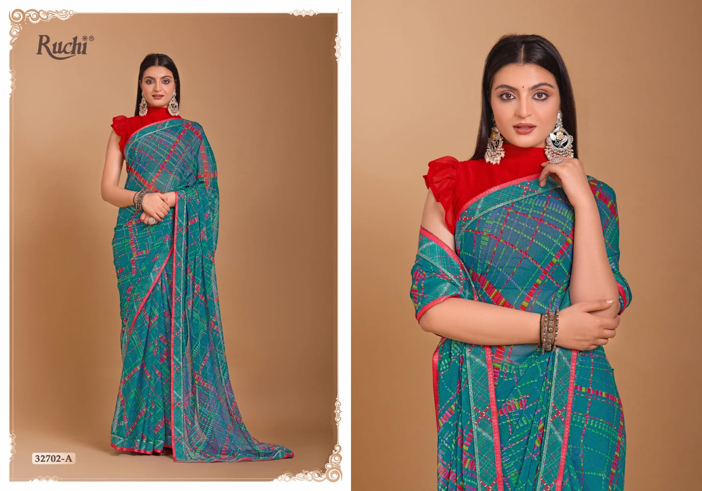 Vanilla Vol 7 By Ruchi Digital Printed Chiffon Sarees Wholesale Price In Surat